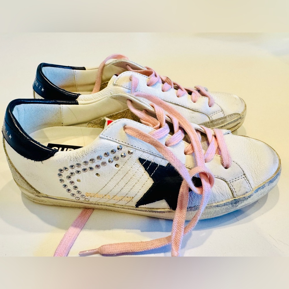 Golden goose Super Star with spur size 6